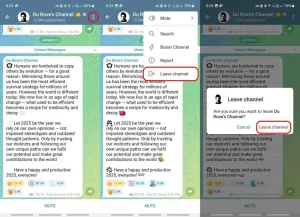 آموزش تصویری خروج از کانال