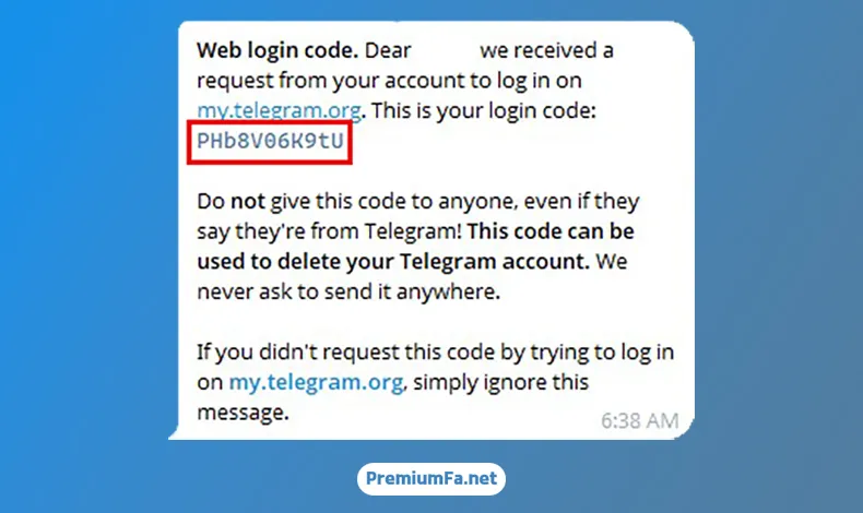 کد حذف حساب کاربری تلگرام